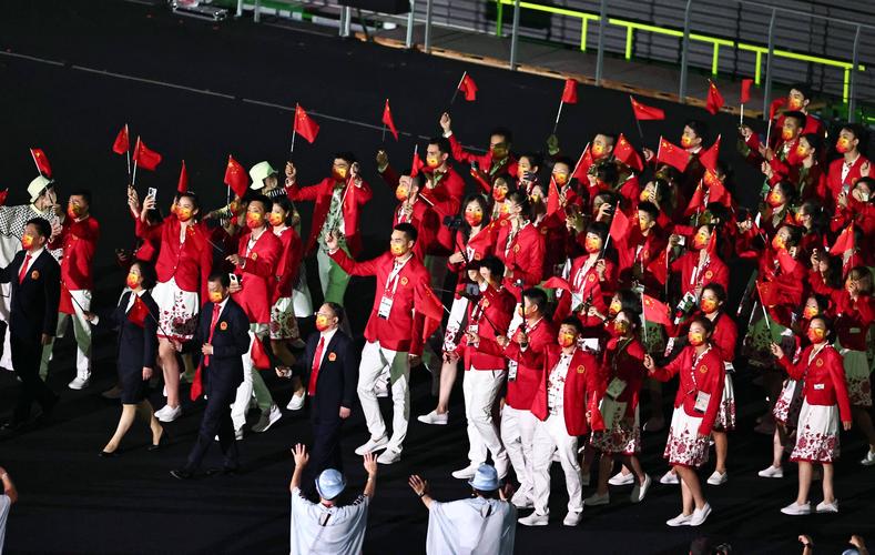 东京奥运会开幕式中国入场