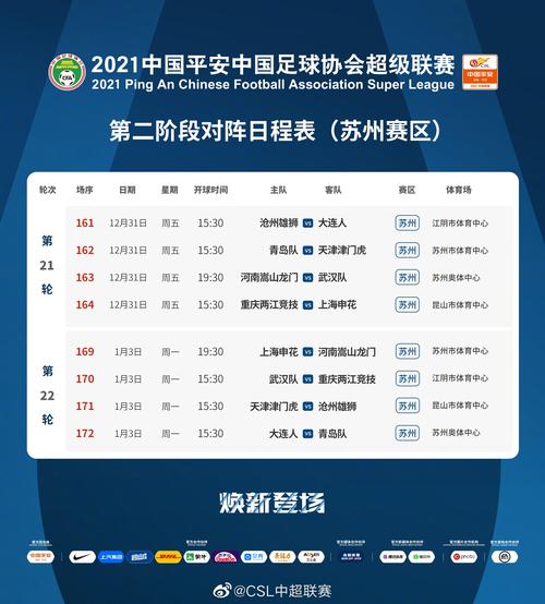 中国超级足球联赛赛程