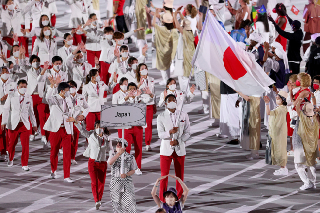2020东京奥运会开幕式出场顺序